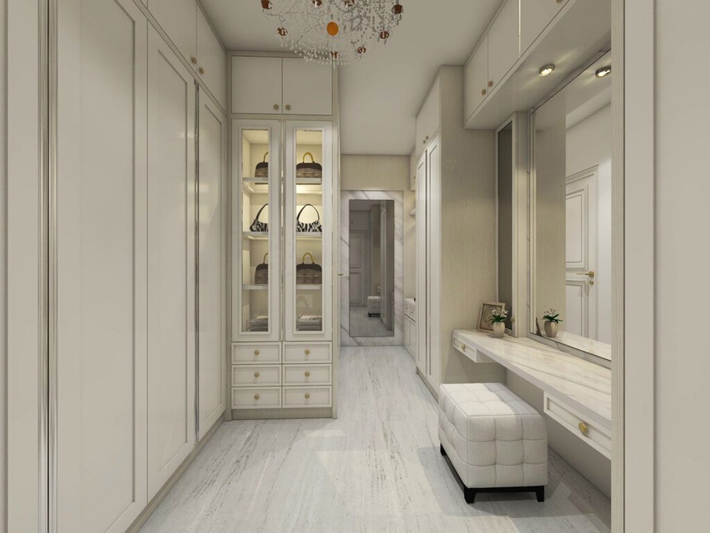 현관과 드레스룸, 첫 인상과 하루의 준비를 이루어주는 공간