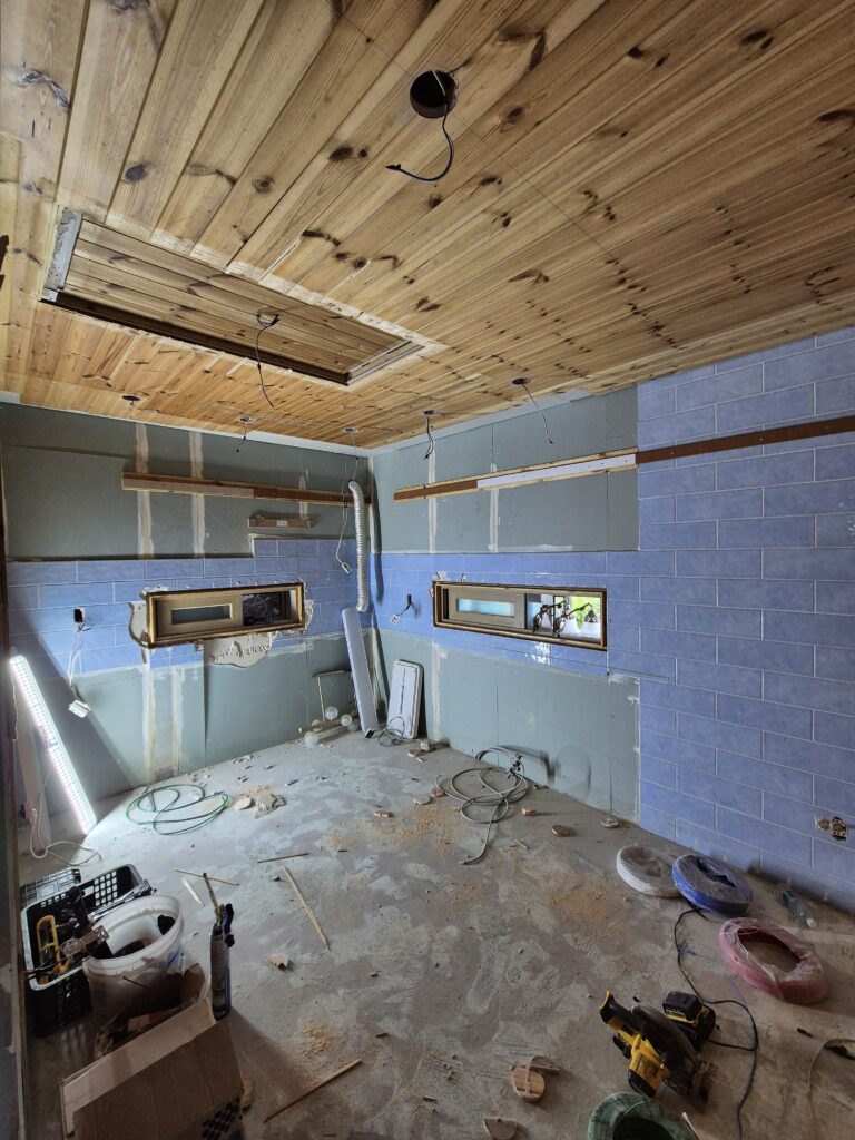 대부도 복층구조 단독주택 1층 시공