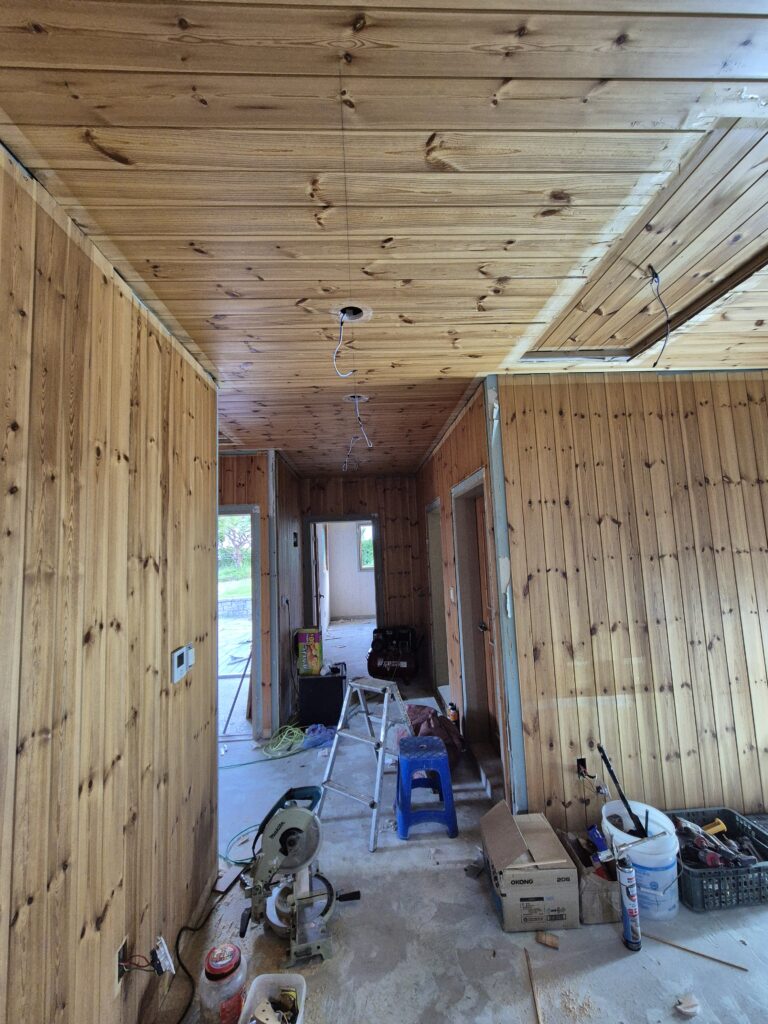 대부도 복층구조 단독주택 1층 시공