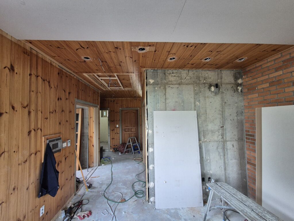 대부도 복층구조 단독주택 1층 시공