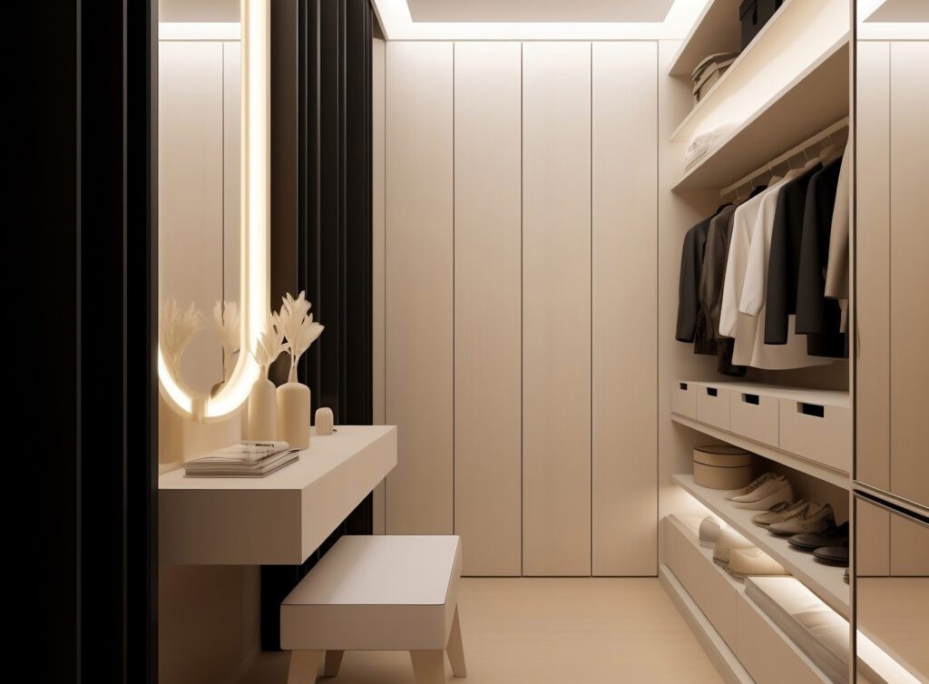 수납의 기술 현관 드레스룸 공간 활용