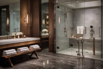 호텔식 욕실을 집으로 들이는 방법