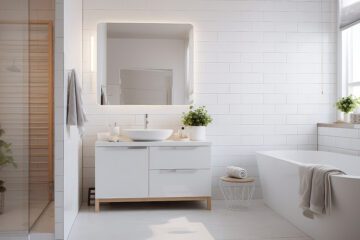 물소리와 잔향이 머무는 욕실